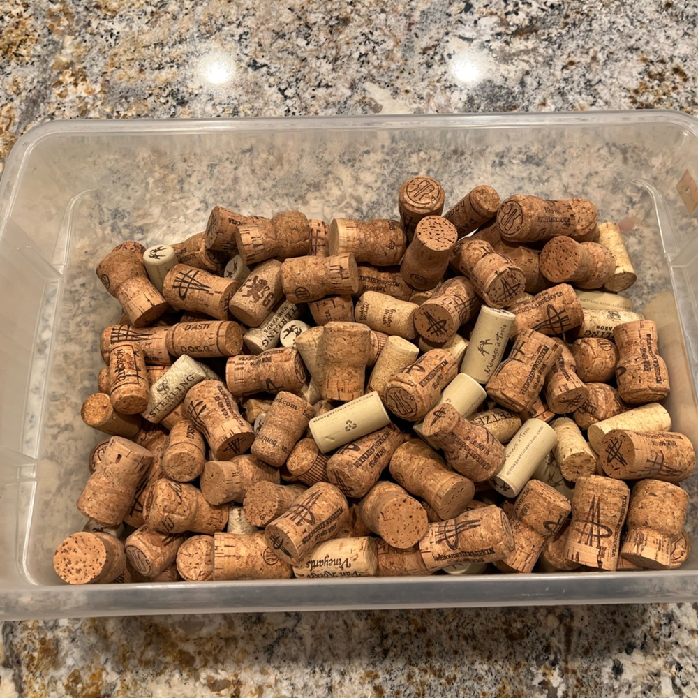 Wine, beer, and champagne corks